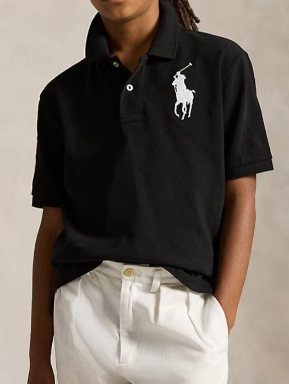 Polo Ralph Lauren Big Pony  Kids Cotton Mesh Polo Shirt